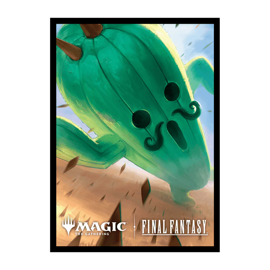 MTG Final Fantasy 100ct Deck Protectors (13 options) Supplies Ultra Pro DP FIN Jumbo Cactuar
