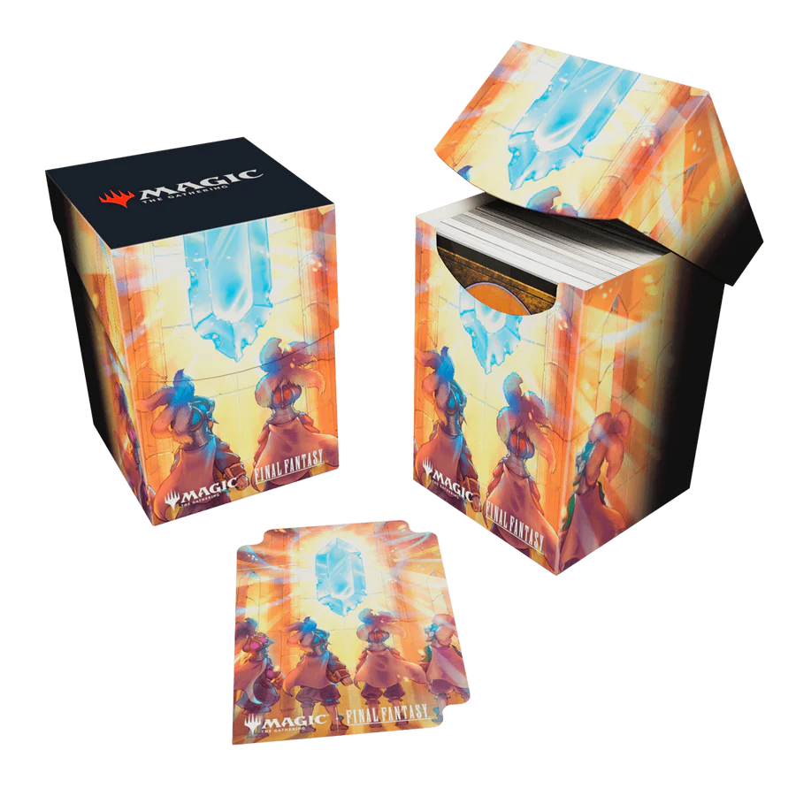 MTG Final Fantasy 100+ Deck Box (13 options) Supplies Ultra Pro DB FIN Crystal's Chosen