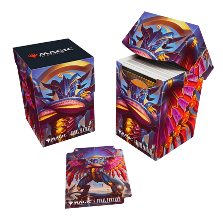 MTG Final Fantasy 100+ Deck Box (13 options) Supplies Ultra Pro DB FIN Summon Bahamut