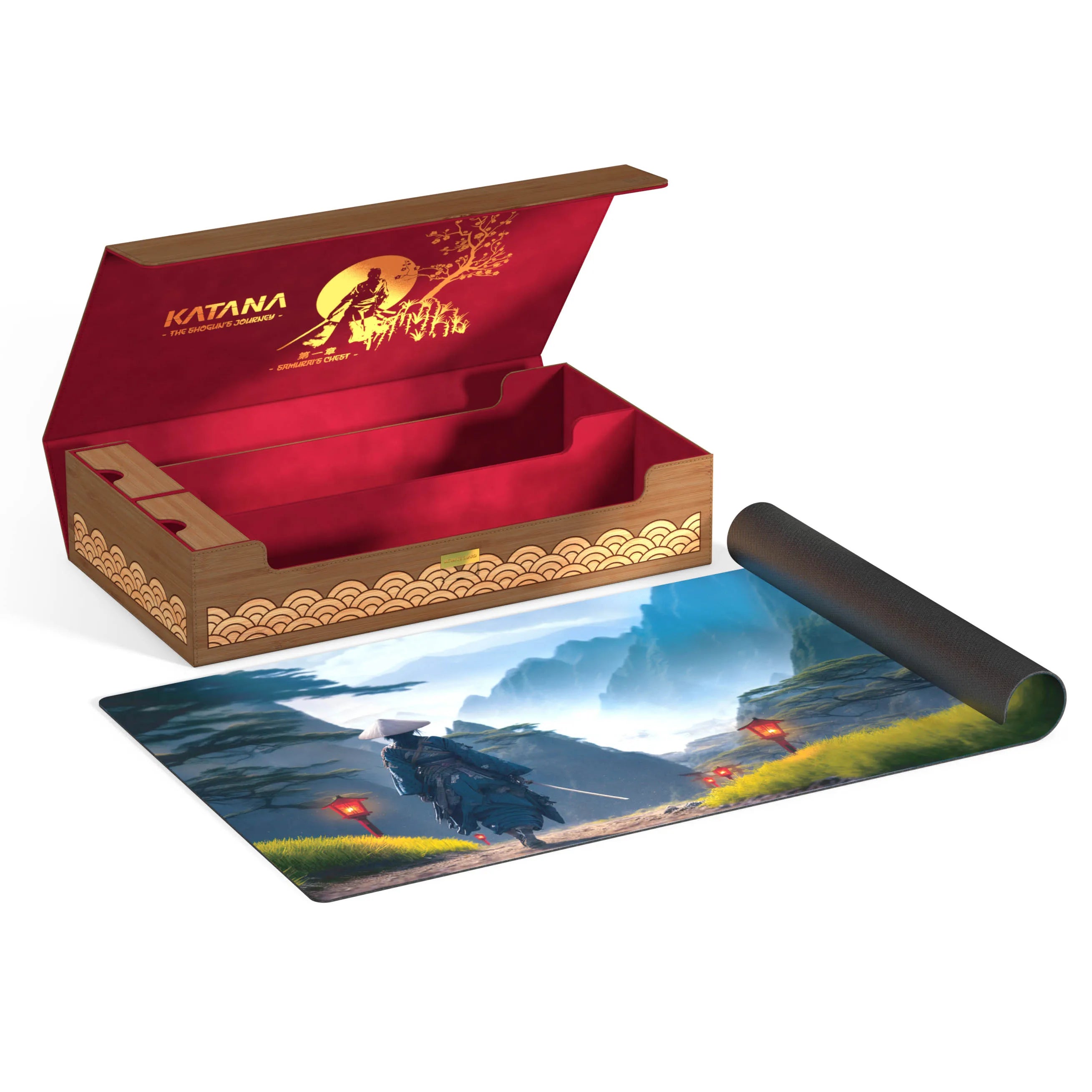 Ultimate Guard Shogun's Journey Part 1 Samurai's Chest Omnihive 1000+ and Playmat Supplies Ultimate Guard   