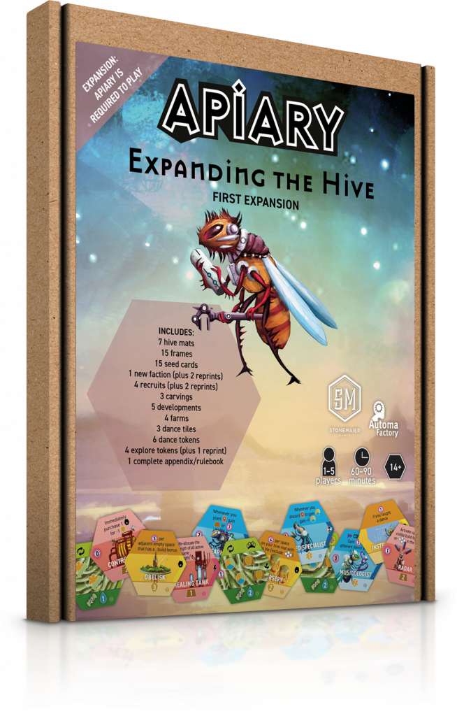 Apiary: Expanding the Hive Board Games Stonemaier Games Apiary Expanded Hive  