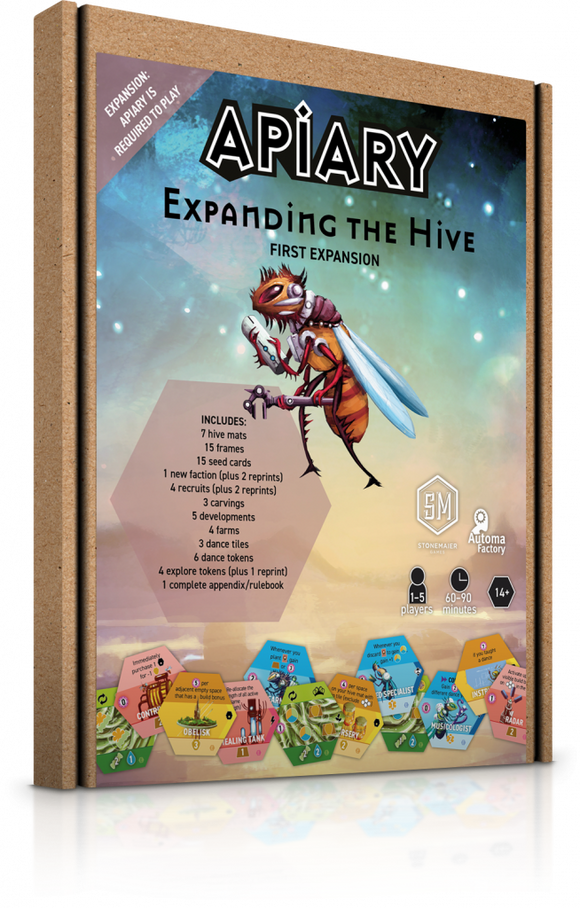 Apiary: Expanding the Hive Board Games Stonemaier Games Apiary Expanded Hive  