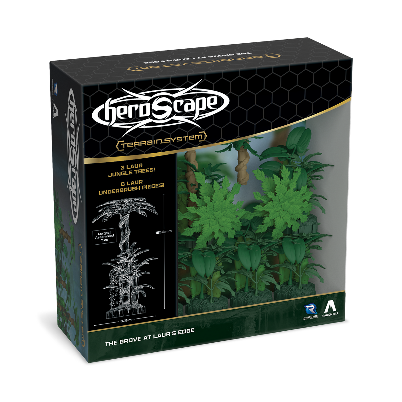 Heroscape: The Grove at Laur’s Edge Terrain Expansion Miniatures Renegade Game Studios Heroscape Laur's Edge  