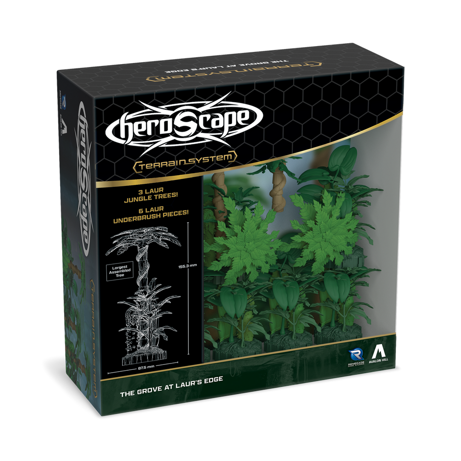 Heroscape: The Grove at Laur’s Edge Terrain Expansion Miniatures Renegade Game Studios Heroscape Laur's Edge  