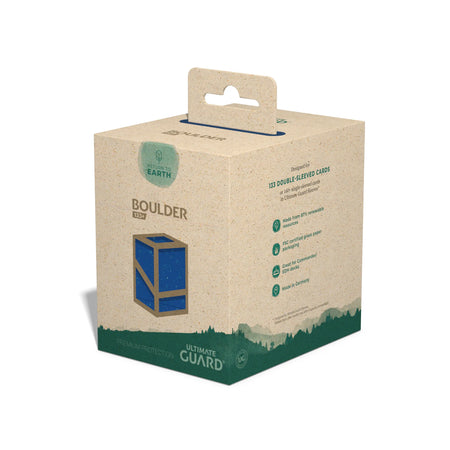 Ultimate Guard Return to Earth Boulder Deck Box (18 options) Supplies Ultimate Guard RTE 133+ Blue 
