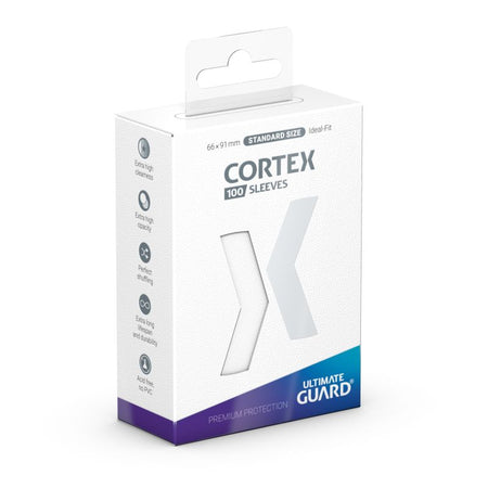 Ultimate Guard Cortex Sleeves - Standard Size 100ct (18 options) Supplies Ultimate Guard Cortex STD Glossy White 