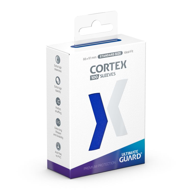 Ultimate Guard Cortex Sleeves - Standard Size 100ct (18 options) Supplies Ultimate Guard Cortex STD Glossy Blue 