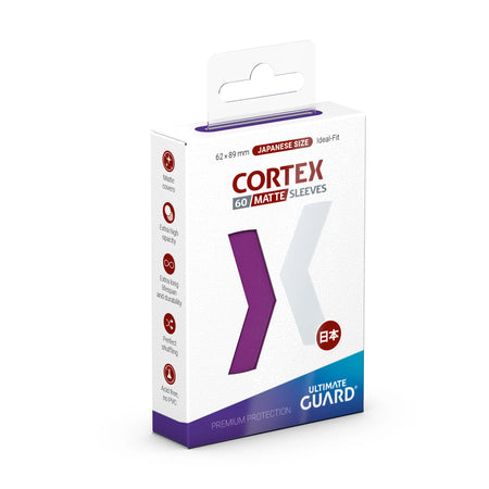 Ultimate Guard Cortex Sleeves - Japanese Size 60ct (18 options) Supplies Ultimate Guard Cortex JPN Matte Purple 