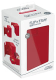 Ultimate Guard Flip'n'Tray Deck Box (17 options) Supplies Ultimate Guard FlipTray 100+ Red 