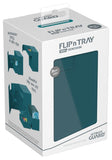 Ultimate Guard Flip'n'Tray Deck Box (17 options) Supplies Ultimate Guard FlipTray 100+ Petrol 