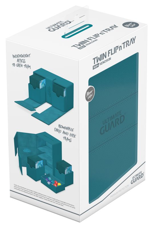 Ultimate Guard Twin Flip'n'Tray Deck Box (21 options) Supplies Ultimate Guard TwinFlip 160+ Petrol 