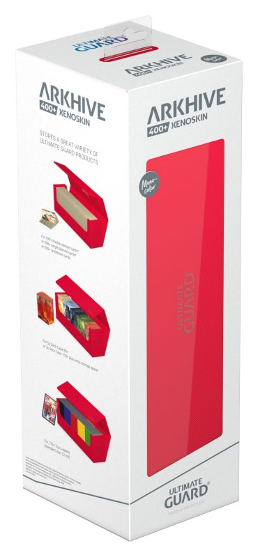 Arkhive Deck Box (12 options) Supplies Ultimate Guard Arkhive 400+ Red