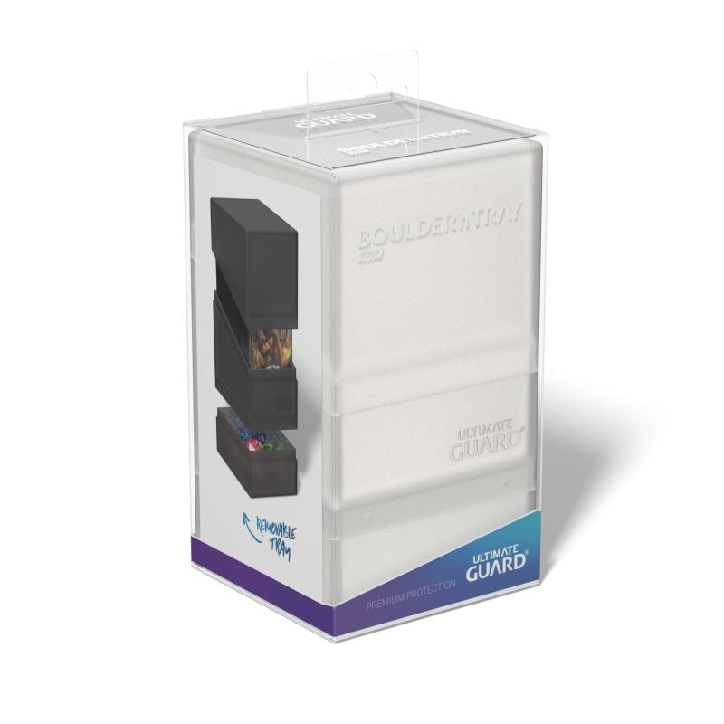 Boulder'n'Tray 100+ Deck Box (6 options) Supplies Ultimate Guard Boulder Tray Frosted