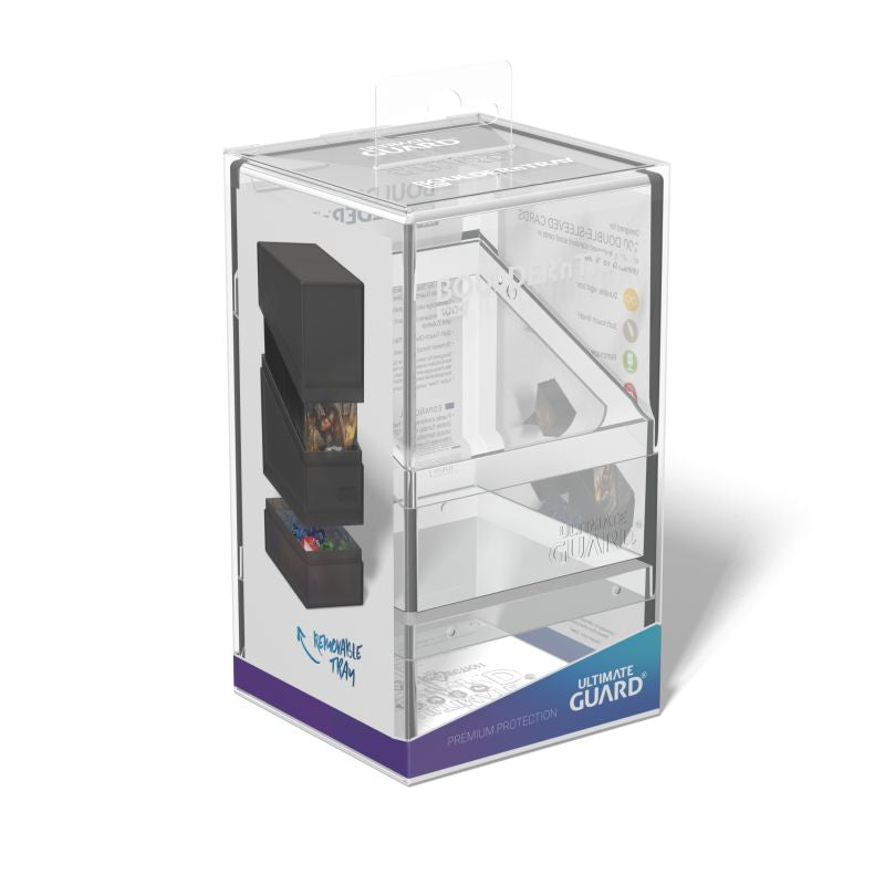 Boulder'n'Tray 100+ Deck Box (6 options) Supplies Ultimate Guard Boulder Tray Clear