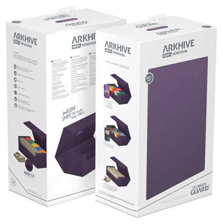 Arkhive Deck Box (12 options) Supplies Ultimate Guard Arkhive 800+ Purple