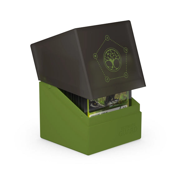 Ultimate Guard Boulder 100+ Deck Box: Druidic Secrets (6 options) Supplies Ultimate Guard Boulder Arbor (Olive Green)  