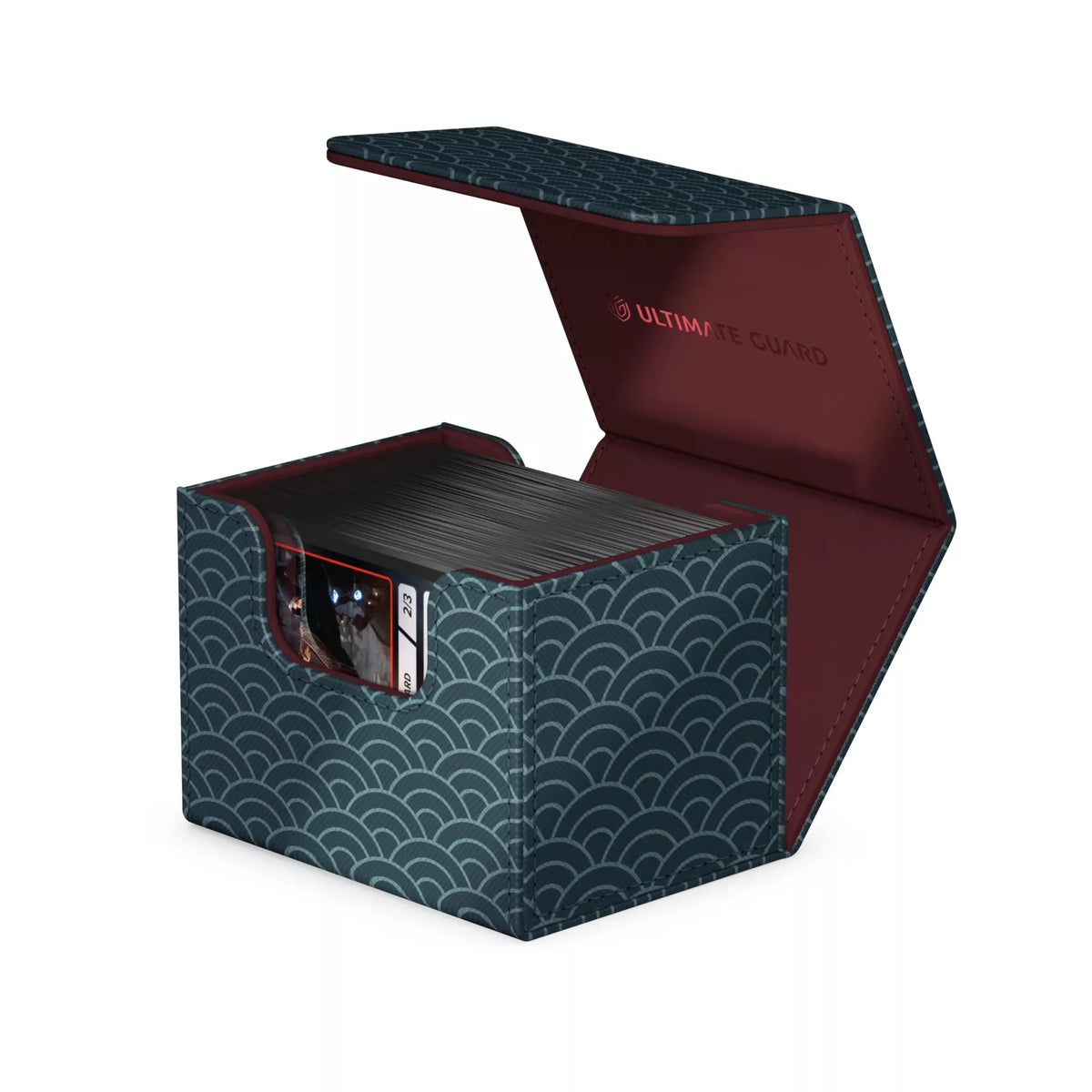 Sidewinder 100+ Deck Box - The Shogun's Journey Part 2 (4 options) Supplies Ultimate Guard SW Seigaiha (Dark Blue/Dark Red)  