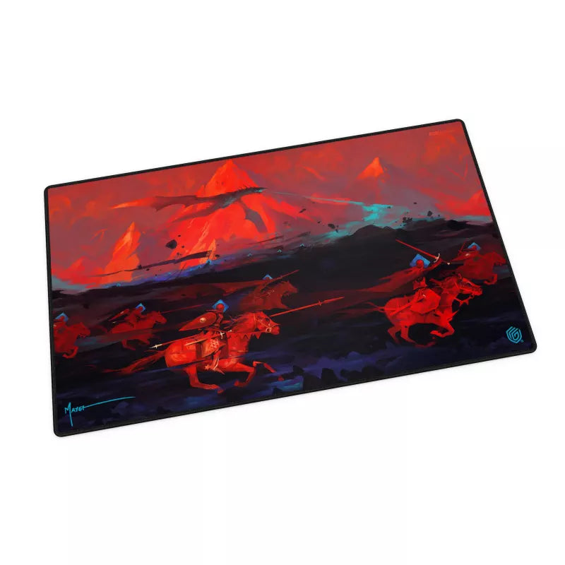 Artist Edition 2024 Playmat - Dominik Mayer: Crowned With Fire Supplies Ultimate Guard   