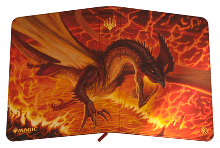 Zipfolio 360 Xenoskin - Tarkir: Dragonstorm (6 options) Supplies Ultimate Guard 9pkt TDM Magmatic Hellkite