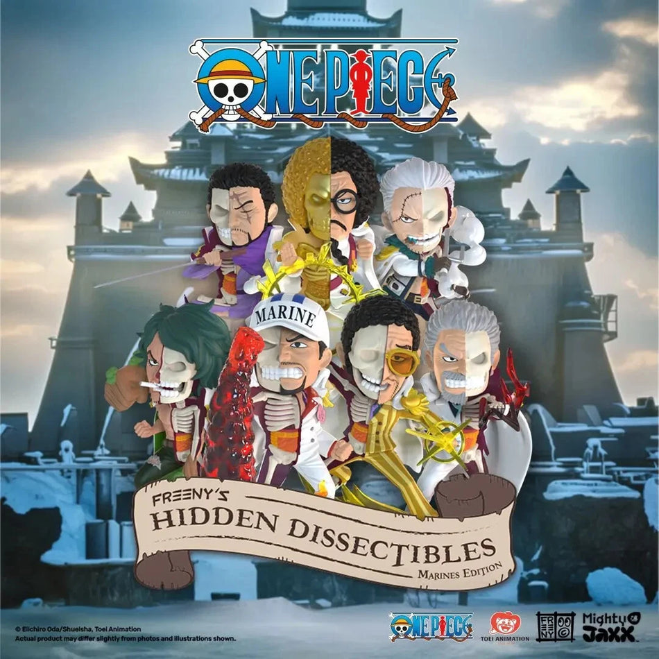 Mighty Jaxx One Piece Vol. 8 Character Half-Dissected Navy Series Mystery Box Toys LuminaToyz One Piece Dissected