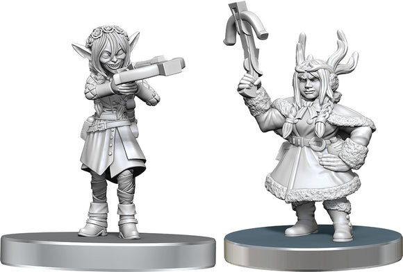 Critical Role Unpainted Miniatures Veth Brenatto & Nott the Brave Miniatures WizKids CR Veth Brenatto & Nott the Brave