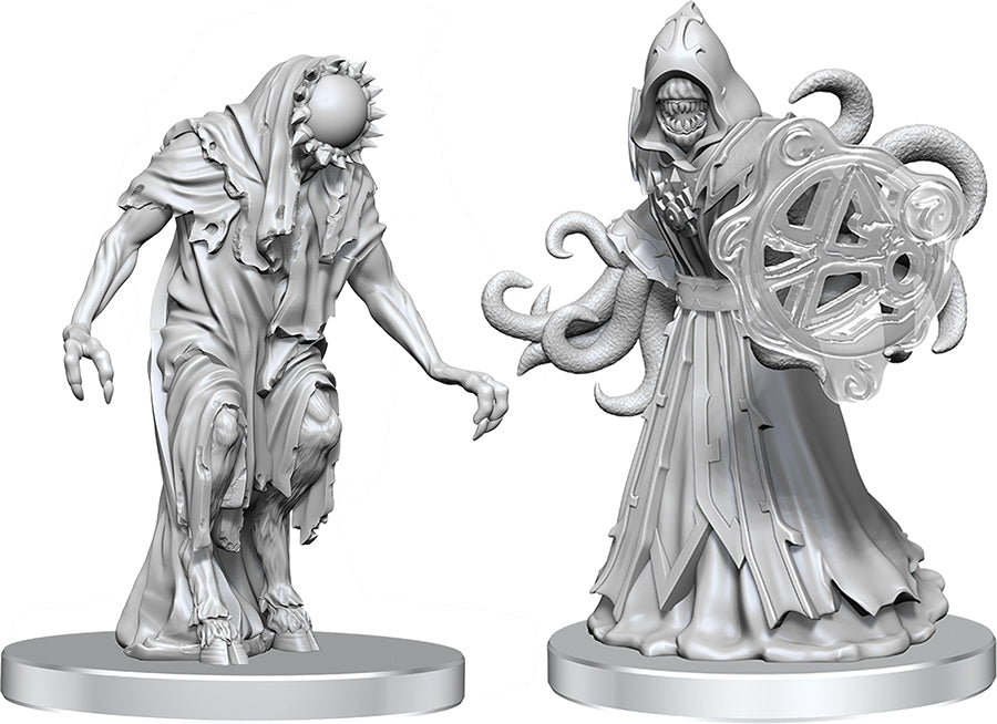 Pathfinder Battles Deep Cuts Unpainted Miniatures: Aghash & Venedaemon (Pact Daemon) Miniatures WizKids NPC Aghash & Venedaemon