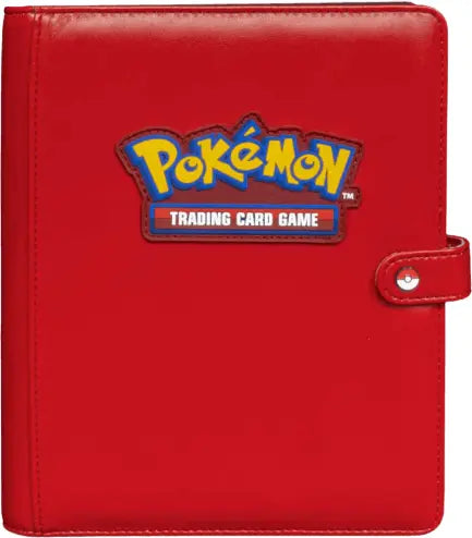 Pokemon Premium 4-Pocket Snap Binder (2 Options) Supplies Ultra Pro 4pkt Pokemon Red Snap