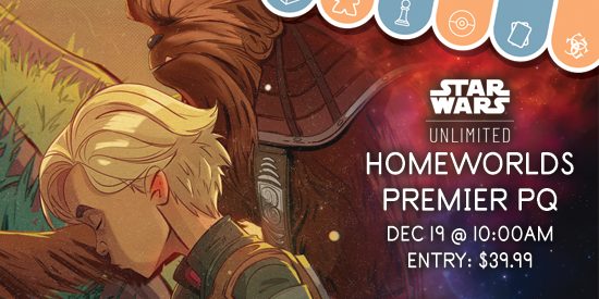 Star Wars: Unlimited - Homeworlds Premier Planetary Qualifier @ Common Ground Games Dallas (Dec 19) - Ticket Event Ticket Common Ground Games