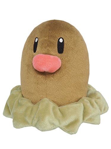 Pokemon Sanei Plush Diglett 5" Plushes JBK International   