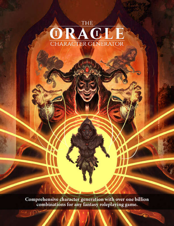 Oracle Character Generator Role Playing Games Kickstarter   