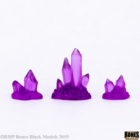 Reaper Bones Black: Darkreach Crystals (3) Miniatures Reaper Miniatures   