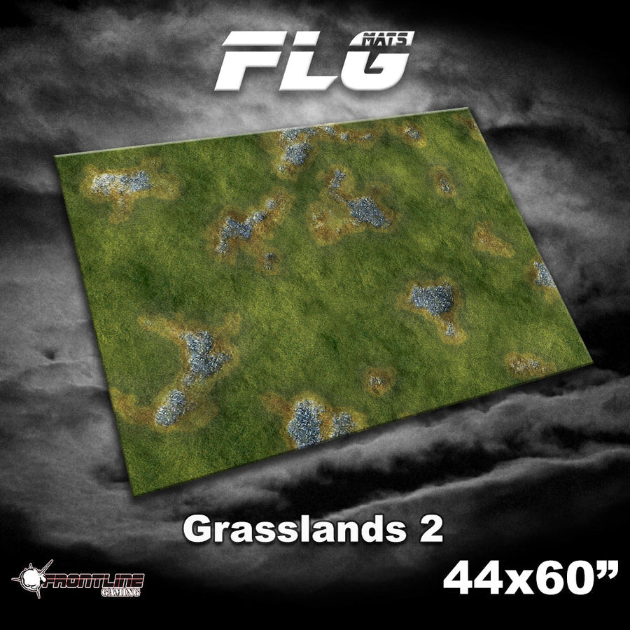 FLG Mats: Grasslands 2 44"x60" Supplies Frontline Gaming FLG Mats: Grasslands 2 44"x60"