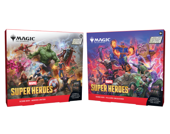 MTG [MSH] Marvel Super Heroes Scene Boxes (3 options) Trading Card Games Wizards of the Coast MSH Both Scene Boxes