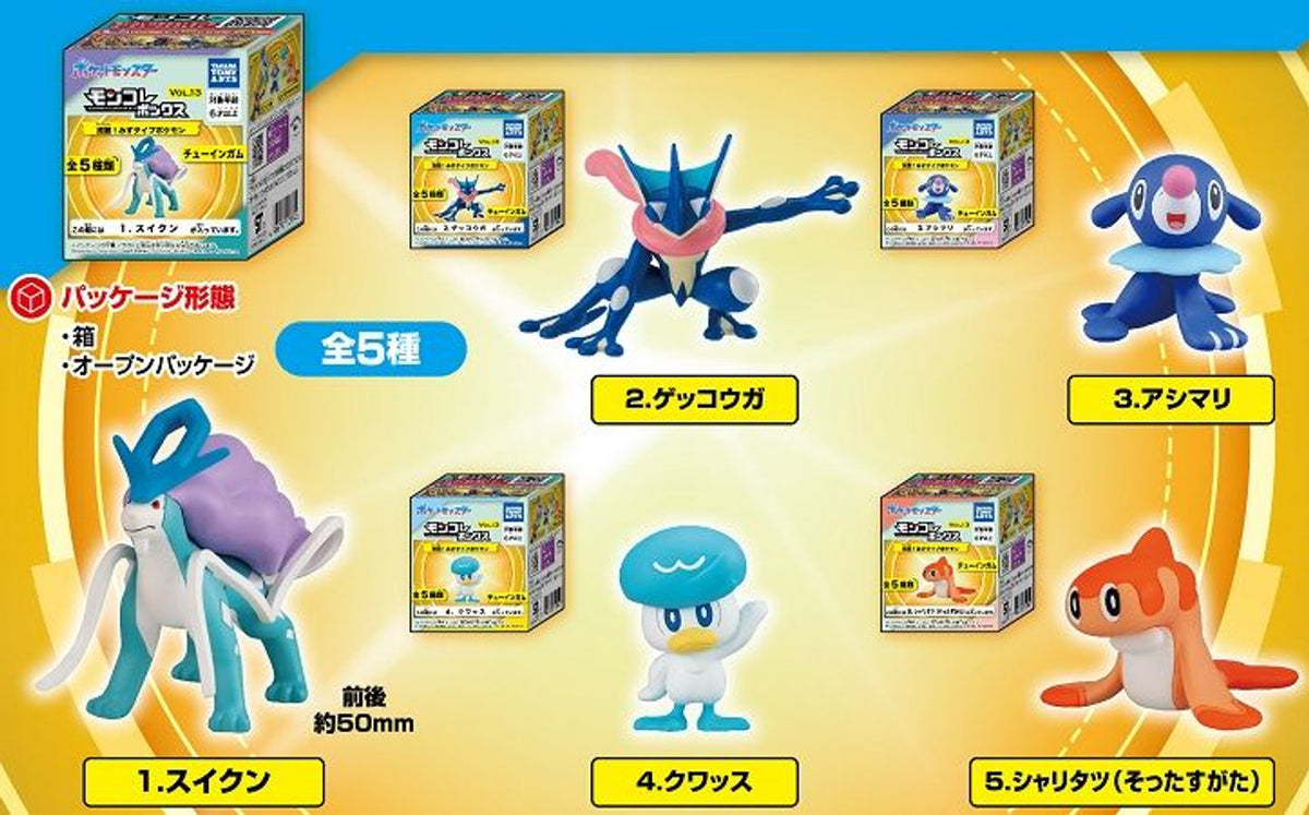 Takara Tomy A.R.T.S Pokemon V. 13 Water Type Toys JBK International
