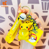 Pokemon Keychain Toys LuminaToyz Pikachu Soft PVC