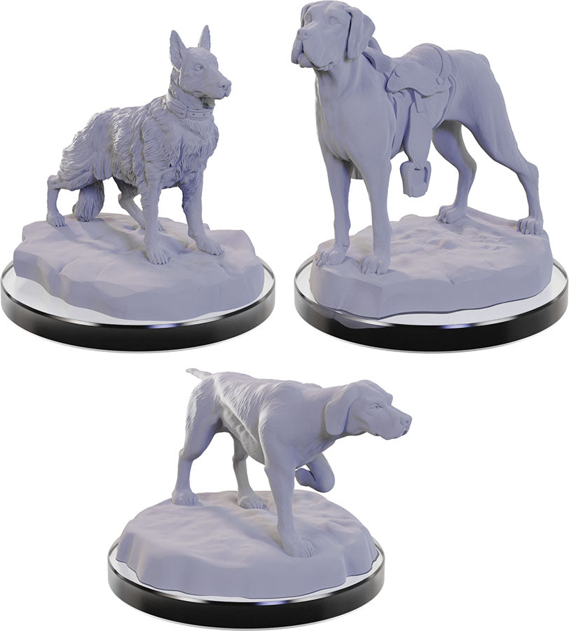 NPC Dog Companions Miniatures WizKids   