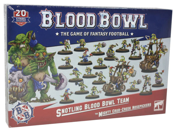Blood Bowl Snotling Team: The Mighty Crud-Creek Nosepickers Miniatures Games Workshop   
