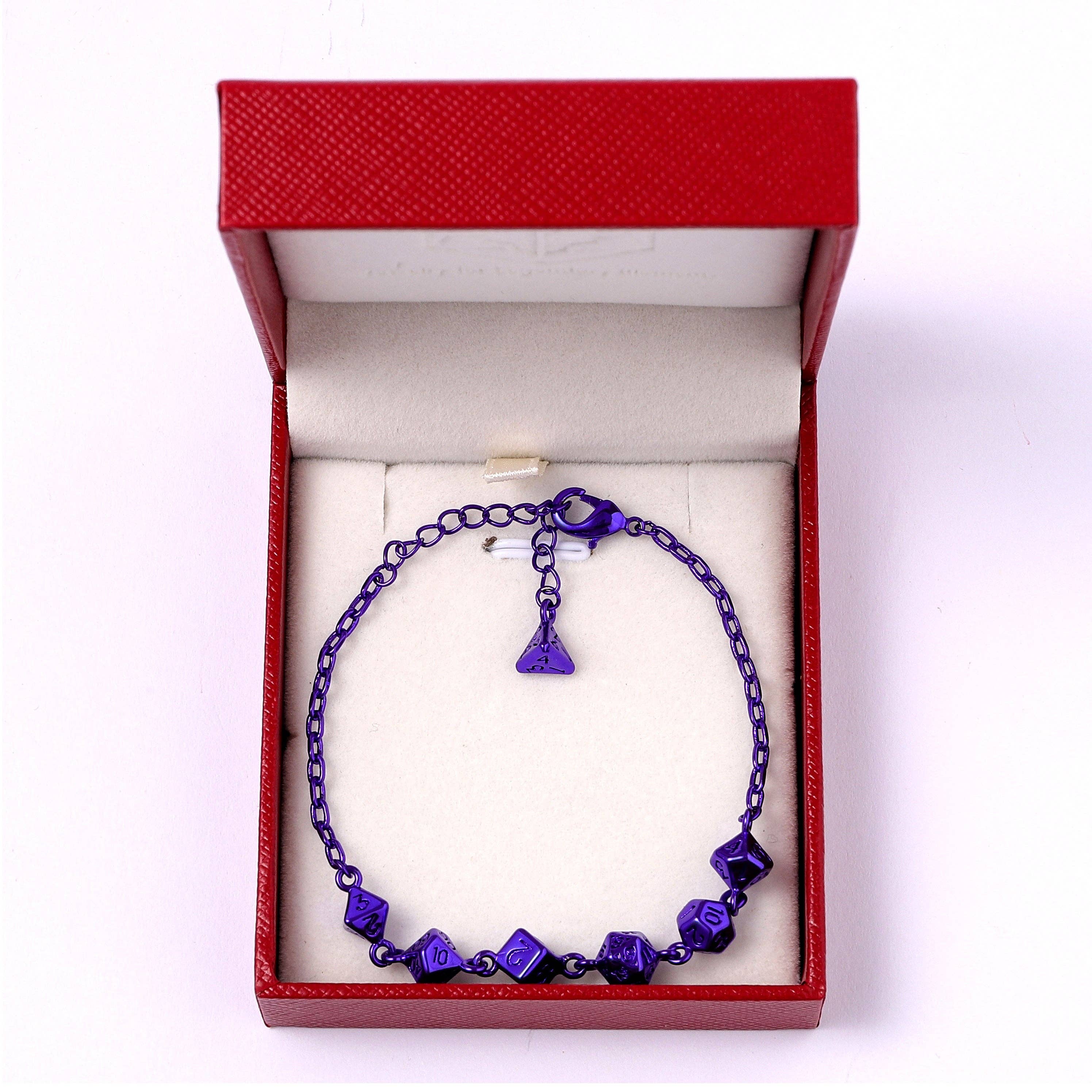 Arcane Bangle Bracelet - Purple Dice Hymgho Premium Dice