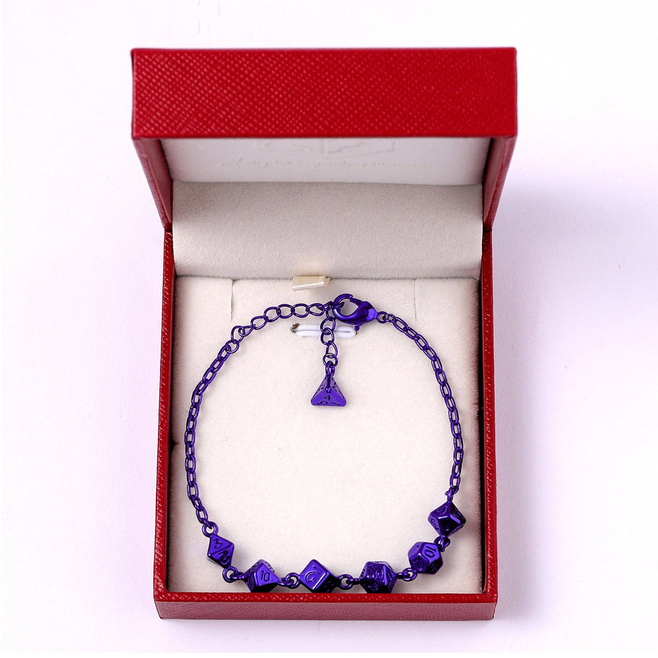 Arcane Bangle Bracelet - Purple Dice Hymgho Premium Dice