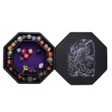 Heroes Hoard Dice Tray & Keeper - Cthulu Dice Hymgho Premium Dice