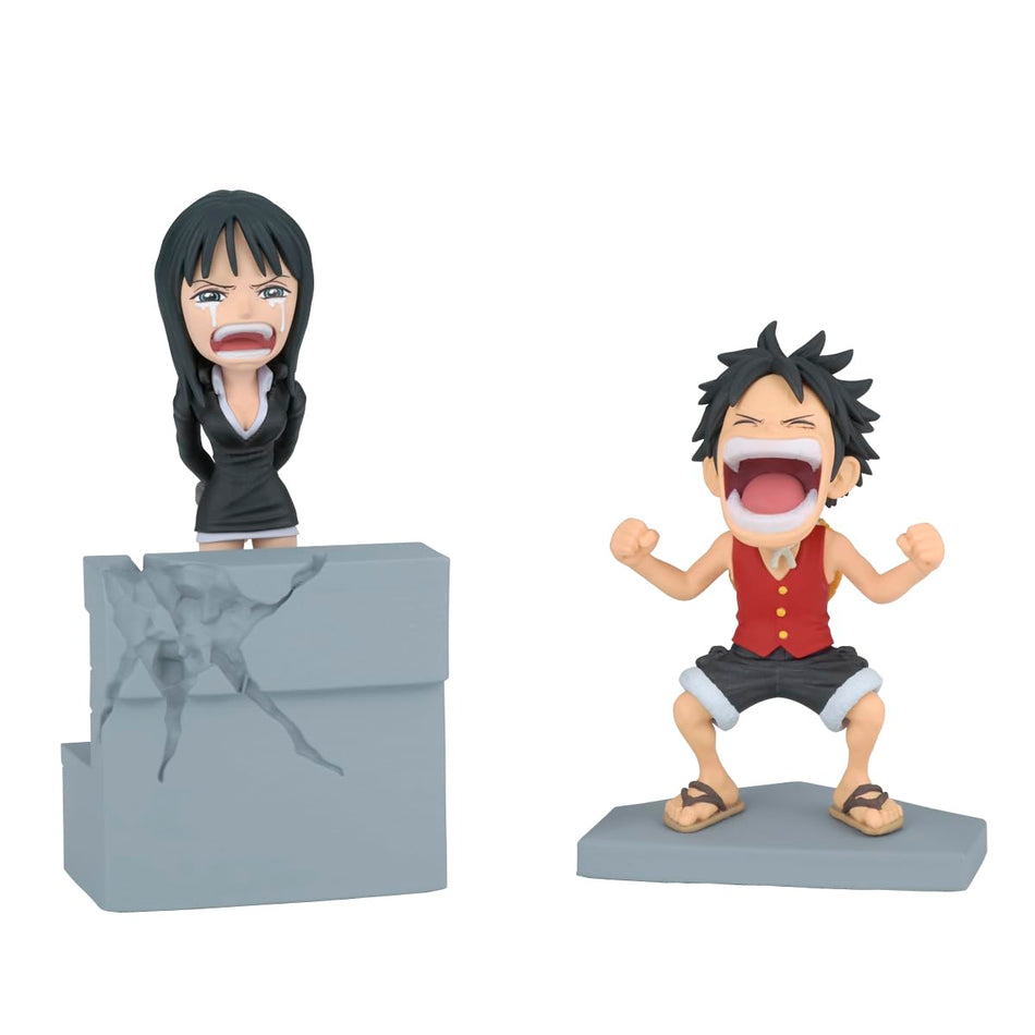 One Piece Collectable Figure - Log Stories: Monkey D. Luffy & Nico Robin Art & Decor Bandai OP Log Stories: Monkey D & Nico Robin