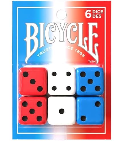 Bicycle: Sparkler Card & 6d6 Dice Board Games Common Ground Games Bicycle: Dice