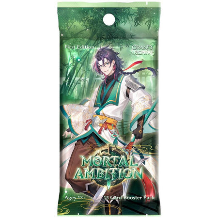 Grand Archive [AMB1E] Mortal Ambition 1st Edition Boosters (2 options) Trading Card Games Weebs of the Shore AMB1E Booster Pack  