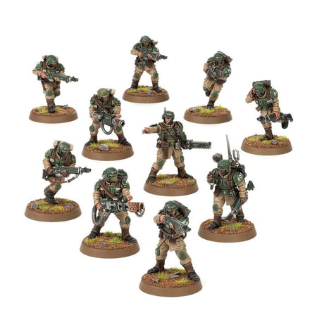 Warhammer 40K Astra Militarum: Cadian Shock Troops Miniatures Games Workshop   