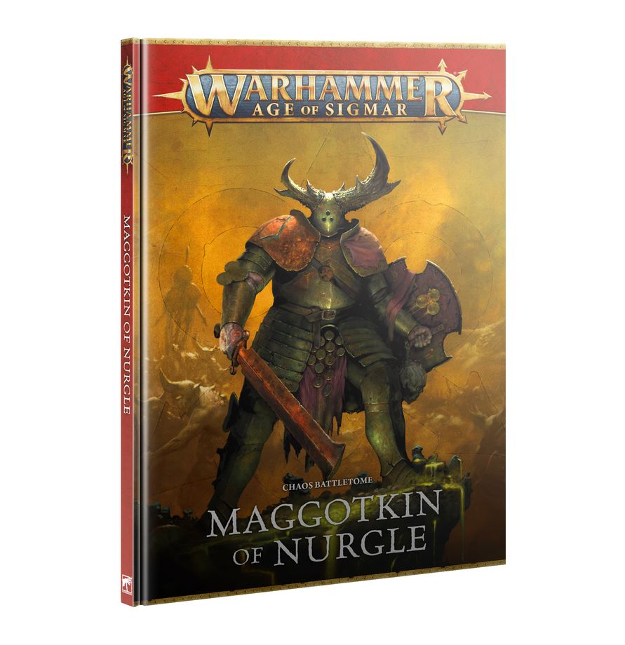 Warhammer Age of Sigmar: Chaos Battletome: Maggotkin of Nurgle Miniatures Games Workshop WHAoS BT Maggotkin of Nurgle