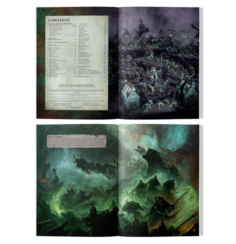 Age of Sigmar Death Battletome: Nighthaunt Miniatures Games Workshop