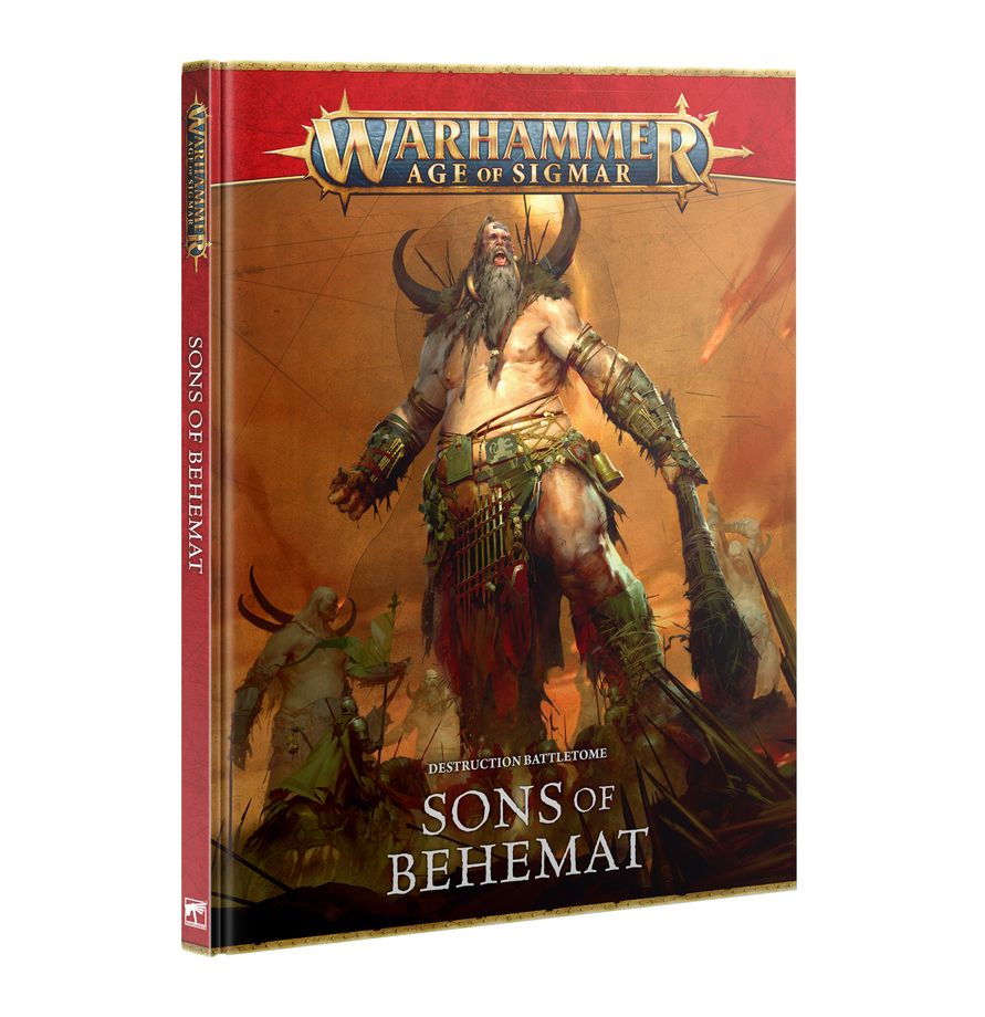 Age of Sigmar Destruction Battletome: Sons of Behemat Miniatures Games Workshop AoS SBT DBT Sons of Behemat