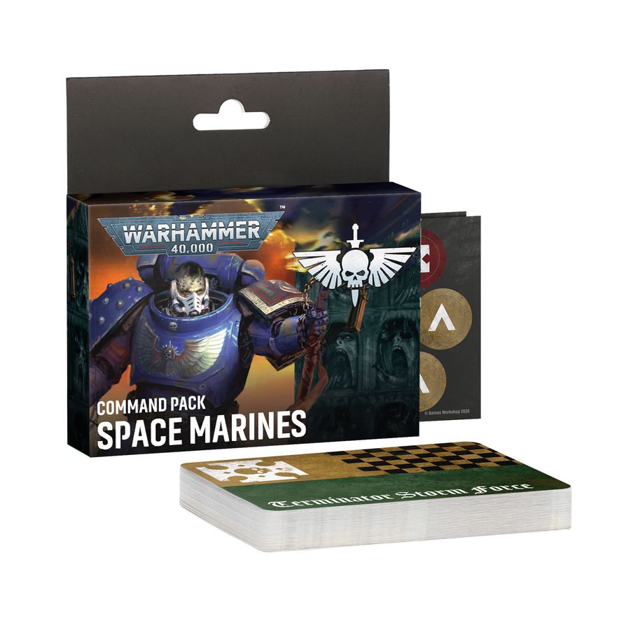 Warhammer 40K Command Pack: Space Marines Miniatures Games Workshop W40K SM Command Pack: Space Marines