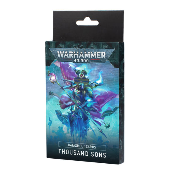 Warhammer 40K Thousand Sons: Datasheet Cards Miniatures Games Workshop