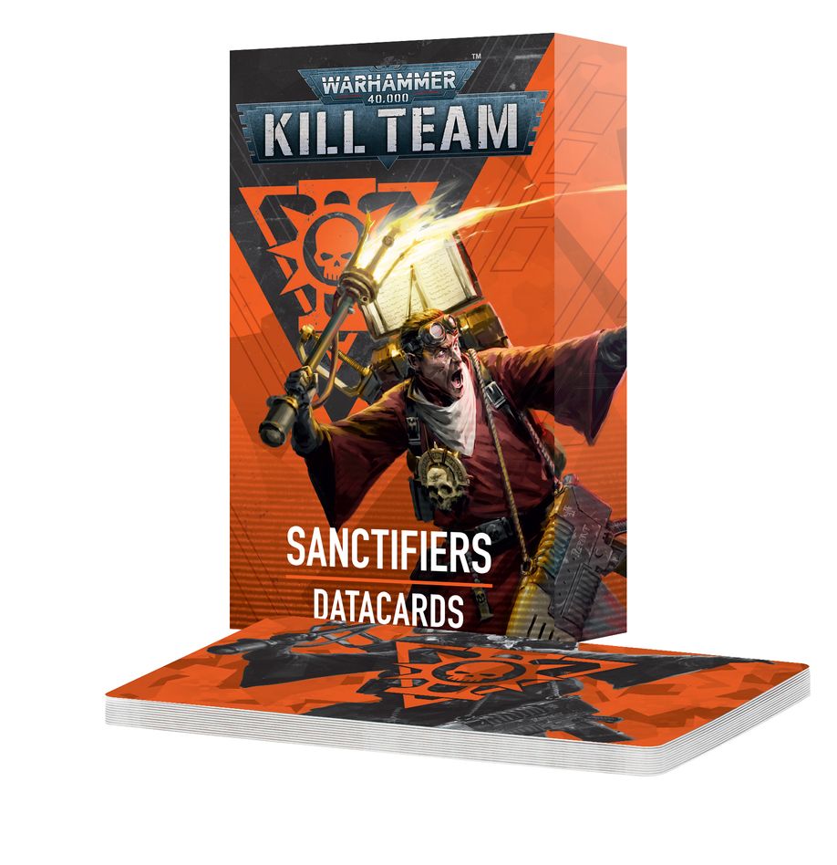 Warhammer 40K Kill Team: Sanctifiers Datacards Miniatures Games Workshop Sanctifiers Datacards
